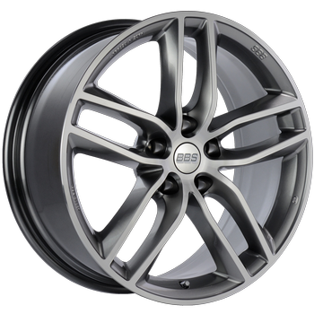 BBS SX 0106 - 18x8 5x120 ET45 Gloss Platinum Diamond Cut Face Wheel - 82mm PFS Required