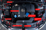 Downstar BMW E9x Billet Dress-Up Hardware Kit