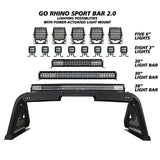Go Rhino - Sport Bar 2.0 with Power Actuated Retractable Light Mount