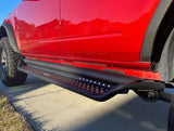 Go Rhino - Ford Bronco (Not Sport) Dominator Xtreme D1 Side Steps with Rocker Panel Mounting Bracket Kit Black