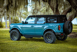 Go Rhino - Ford Bronco (Not Sport) Dominator Xtreme D1 Side Steps with Rocker Panel Mounting Bracket Kit Black