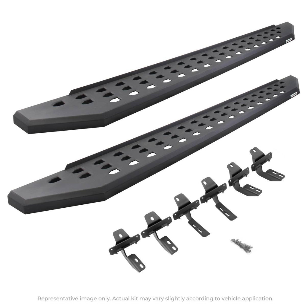 Go Rhino -Toyota Tundra RB20 Running Boards w/Mounting Brackets Kit - Crew Max Only