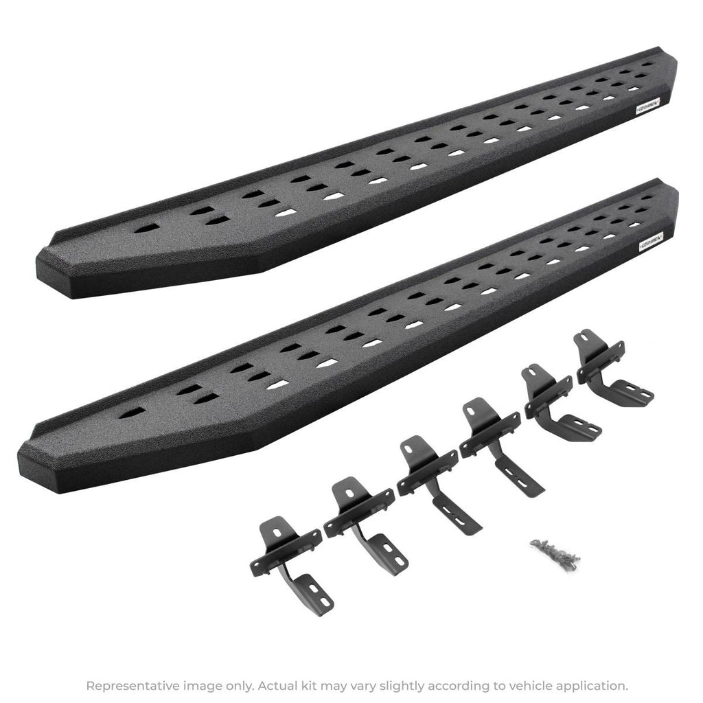 Go Rhino - Toyota Tundra RB20 Running Boards w/Mounting Brackets Kit - Crew Max Only
