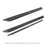 Go Rhino - Jeep Gladiator Dominator Xtreme DSS Side Steps with Rocker Panel Mounting Bracket Kit Black
