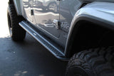 Go Rhino - Jeep Gladiator Dominator Xtreme DSS Side Steps with Rocker Panel Mounting Bracket Kit Black