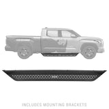 Go Rhino - Toyota Tundra Dominator Xtreme D6 Side Steps with Rocker Panel Mounting Kit - Crew Max Only Black