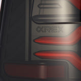 AlphaRex 19-21 Dodge Ram 1500 Luxx-Series LED Tail Lights Black/Red with Activ Light/Sequential Signal