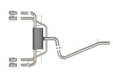 aFe MACHForce XP Cat-Back - Audi S3 - Polished Tips