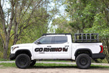 Go Rhino - Toyota Tundra CrewMax Cab - E1 Electric Running Board Kit - Three Brackets Per Side