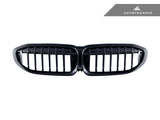 AUTOTECKNIC PAINTED GLAZING BLACK FRONT GRILLES - G20 3-SERIES