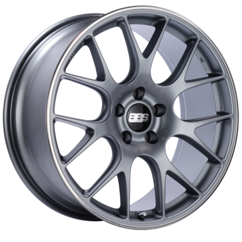 BBS CH-R 113 20x9 5x120 ET29 Satin Titanium Polished Rim Protector Wheel -82mm PFS/Clip Required