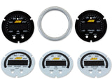 AEM X-Series Temperature Gauge 100~300F / 40~150C. Black Bezel & Black Water Faceplate