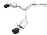 AWE Tuning Audi B9.5 RS5 Sportback Non-Resonated Track Edition Exhaust - RS-Style Diamond Blk Tips