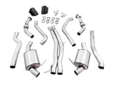 AWE Tuning Audi B9.5 RS5 Sportback Non-Resonated Touring Edition Exhaust - RS-Style Diamond Blk Tips