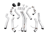 AWE Tuning Audi B9.5 RS 5 Coupe Track Edition non-resonated Exhaust - RS-Style Diamond Black Tips