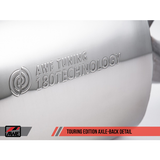 AWE Tuning BMW F3X 28i / 30i Touring Edition Axle-Back Exhaust Single Side - 80mm Chrome Silver Tips