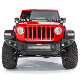 Go Rhino - Rockline Winch-Ready Full Width Bumper For Jeep