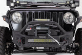 Go Rhino - Rockline Winch-Ready Front Stubby Bumper With Overrider For Jeep