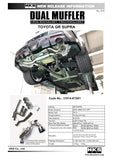 HKS 2019+ Toyota GR Supra w/o OPF Dual Hi-Power Titanium Tip