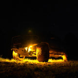KC HiLiTES Cyclone Cyclone V2 LED - Single Light - Amber Lens - 5W Flood Beam
