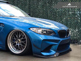 AutoTecknic Front Bumper Carbon Fiber Canards - F87 M2