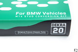 Future Classic BMW M14 Titanium Stud Kit Livery Box Close Up View - Front