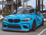 AutoTecknic Front Bumper Carbon Fiber Canards - F87 M2