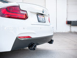 aFe MACHForce XP - Axle-Back Exhaust with Black Tips BMW M235i N55