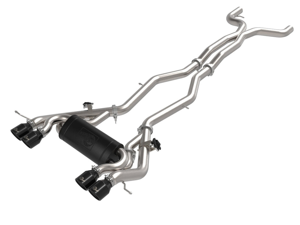 aFe MACHForce XP Exhausts Cat-Back SS BMW M3 (G80) / M4 (G82) with Black Tips