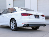aFe Audi A4 (L4-2.0L) MACH Force-Xp  Stainless Steel Axle-Back Exhaust System - Carbon Tip