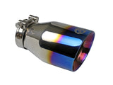 afe MACH Force-Xp Audi Allroad 3 IN to 2-1/2 IN 304 Stainless Steel Axle-Back Exhaust System with Blue Flame Tips