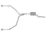 afe MACH Force-Xp Audi Allroad 3 IN to 2-1/2 IN 304 Stainless Steel Axle-Back Exhaust System with Blue Flame Tips