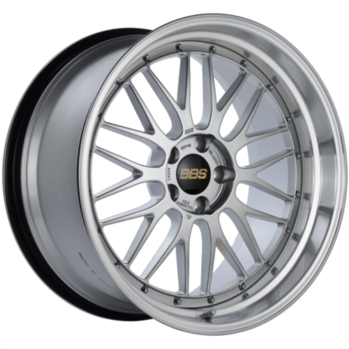 BBS LM 239 20x10.5 5x114.3 ET20 CB66 Diamond Silver Center Diamond Cut Lip Wheel