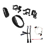 KC HiLiTES Bracket Set - Fog Pocket Kit for FLEX ERA® 3 - Brackets and Bezels - For Toyota Vehicles (pr)