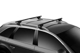 Thule SquareBar 127 Load Bars for Evo Roof Rack System (2 Pack / 50in) - Black