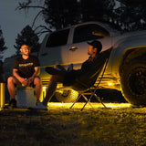 KC HiLiTES Cyclone Cyclone V2 LED - Single Light - Amber Lens - 5W Flood Beam