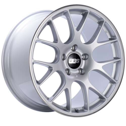 BBS CH-R 138 20x11.5 5x130 ET47 CB71.6 Brilliant Silver Polished Rim Protector Wheel
