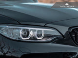 AutoTecknic Carbon Fiber Headlight Covers - F22/F23 2-Series | F87 M2
