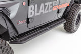Go Rhino - Jeep Wrangler Dominator Xtreme DSS Side Steps with Rocker Panel Mounting Bracket Kit Black