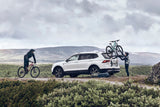 Thule OutWay Platform 2 - Style Trunk Mount Bike Rack with Raised Platform (Up to 2 Bikes) - Silver/Black