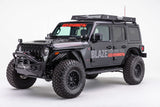 Go Rhino - Rockline Winch-Ready Front Stubby Bumper With Overrider For Jeep