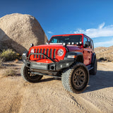 Go Rhino - Rockline Winch-Ready Full Width Bumper With Overrider For Jeep