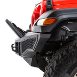 Go Rhino - Rockline Winch-Ready Full Width Bumper With Overrider For Jeep