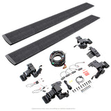 Go Rhino - Toyota 4Runner - E1 Electric Running Board Kit - Two Brackets Per Side - Protective Bedliner Coating