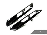 AutoTecknic Replacement Glazing Black Fender Light Trims - F10 Sedan / F11 Wagon | 5 Series