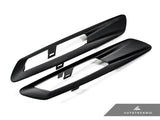 AutoTecknic Replacement Stealth Black Fender Light Trims - F10 Sedan / F11 Wagon | 5 Series