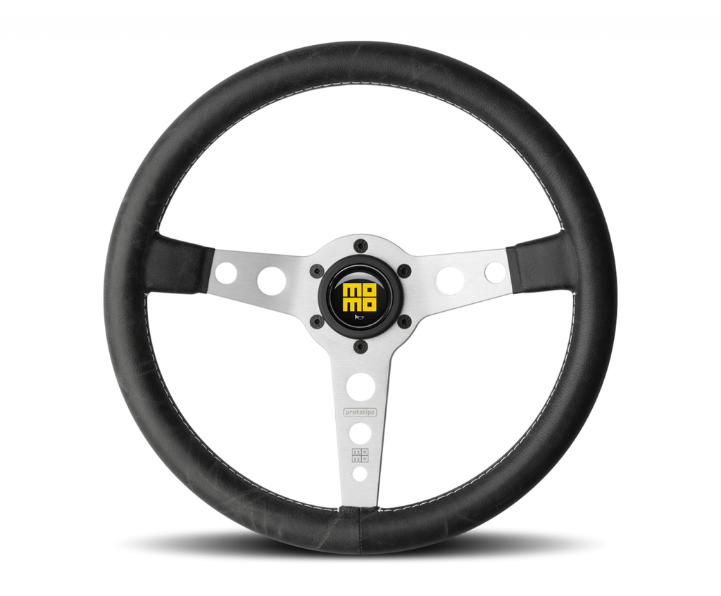 MOMO Prototipo Steering Wheel Brushed Spokes 350mm