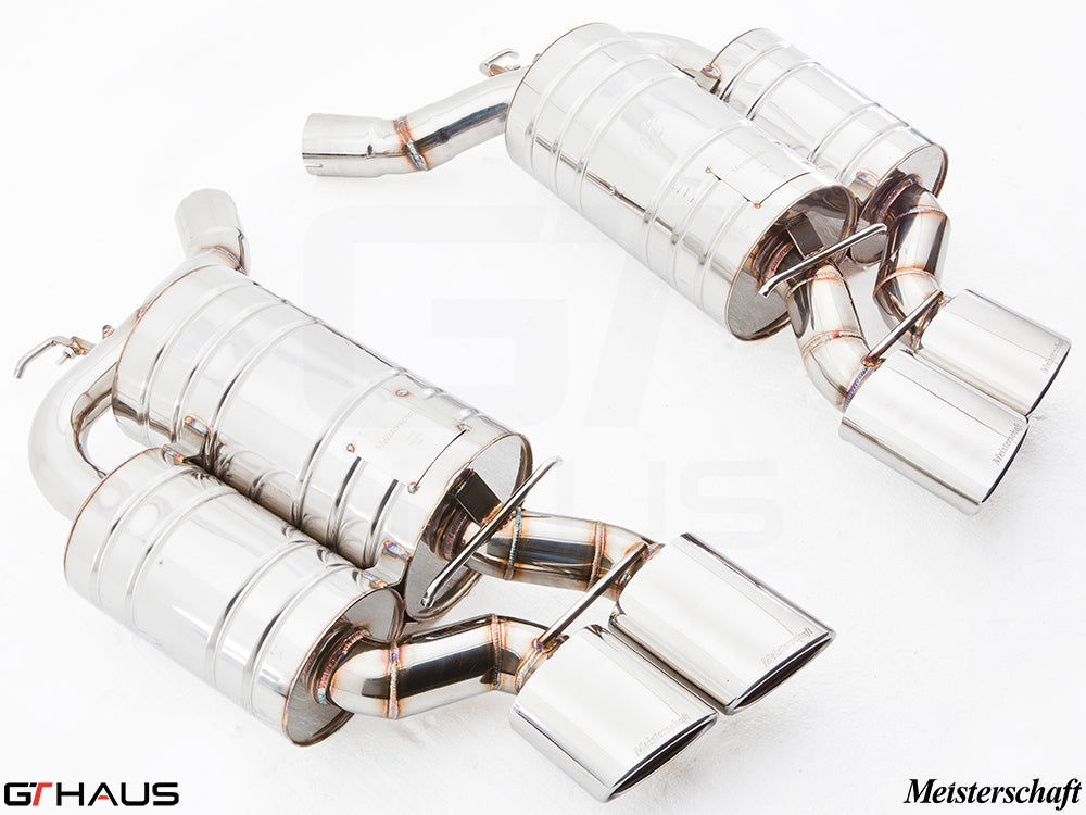 GTHAUS MEISTERSCHAFT BMW E63/E64 M6 (2006-2010) V10 (Coupe/Convertible) - GTS (Ultimate Sport Performance) TI Full Titanium 4x120x80mm Oval Split Tips Dual