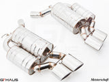 GTHAUS MEISTERSCHAFT BMW E63/E64 M6 (2006-2010) V10 (Coupe/Convertible) - GTS (Ultimate Sport Performance) TI Full Titanium 4x120x80mm Oval Split Tips Dual
