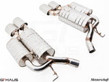 GTHAUS MEISTERSCHAFT BMW E63/E64 M6 (2006-2010) V10 (Coupe/Convertible) - GTS (Ultimate Sport Performance) SUS 4x120x80mm Oval Split Tips Dual